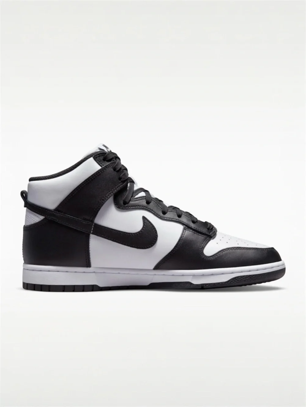 Nike Dunk High Retros Men's Black and White Sneakers Size 12